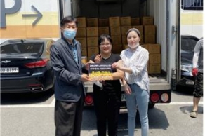 [2020.06.22] 유앤미굿케어 노인복지센터를 위한 선두콩나물 영농조합법인과 함께하는 콩나물 전달식